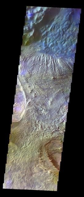 NASA image: Candor Chasma - False Color