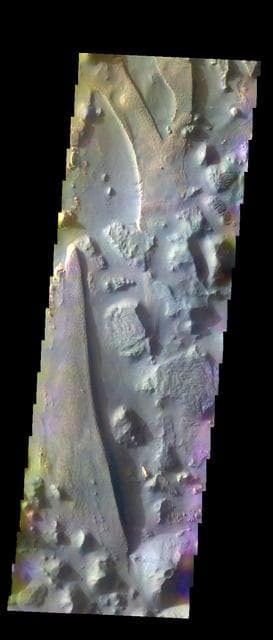 NASA image: Aureum Chaos - False Color