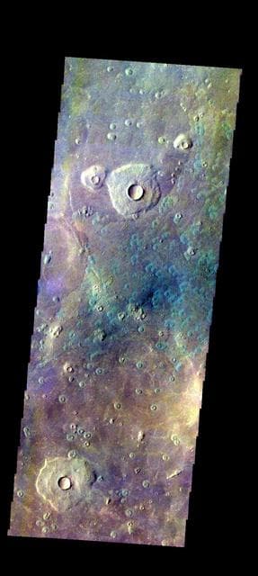 NASA image: Acidalia Planitia - False Color