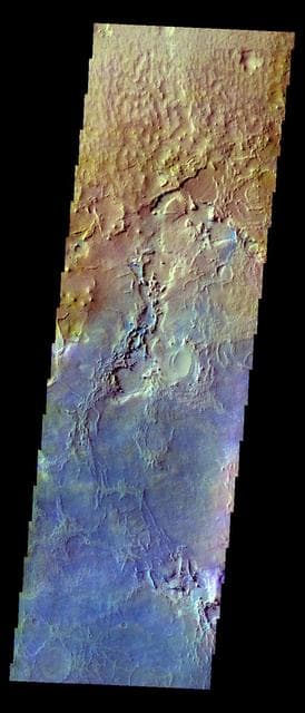 NASA image: Arabia Terra - False Color