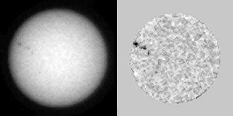 NASA image: Tracking Sunspots from Mars, April 2015 Animation