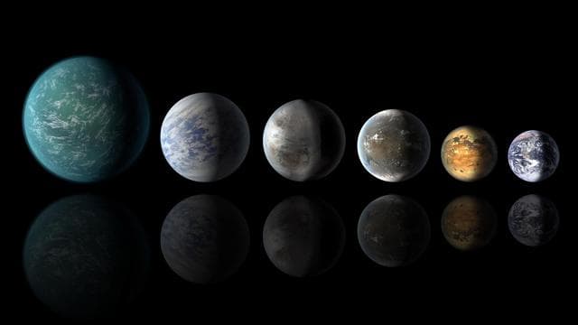 NASA image: Pantheon of Planets Similar to Earth Artist Concept
