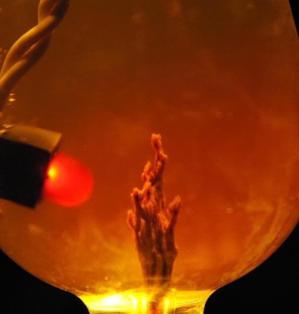 NASA image: Harnessing Electricity from Chemical Gardens