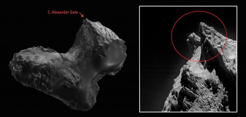 NASA image: Comet Scientists Honor Colleagues