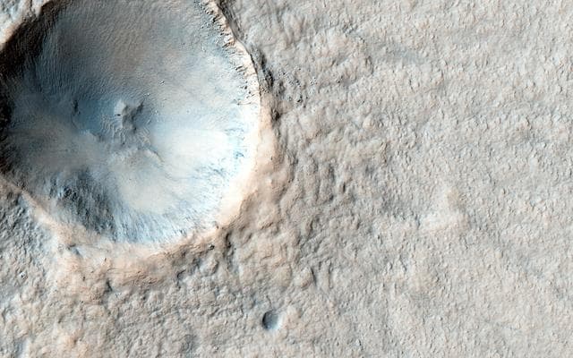 NASA image: Pedestal Crater Development