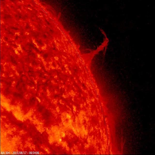 NASA image: Eiffel Tower Plume