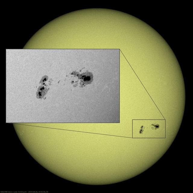 NASA image: Big Sunspot Group