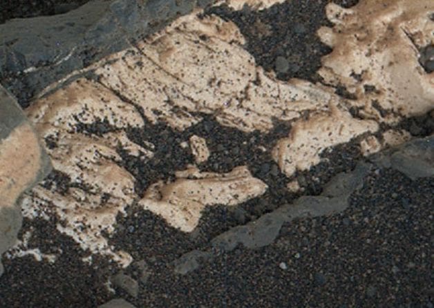 NASA image: Crystal Growth Texture in Light Vein at Garden City