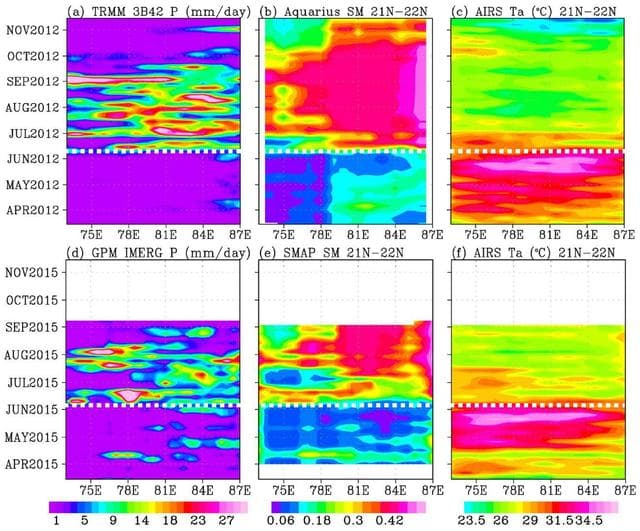 NASA image: Pre-Monsoon Drought and Heat Waves in India
