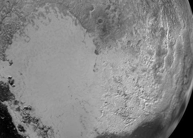NASA image: Sputnik Planum in Detail