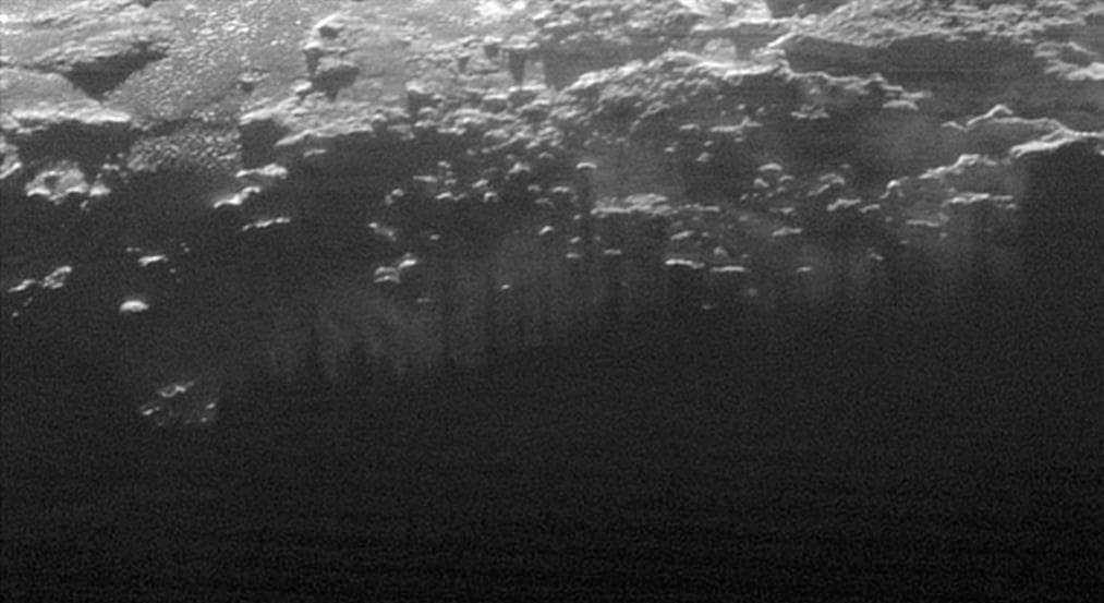 NASA image: Near-Surface Haze or Fog on Pluto
