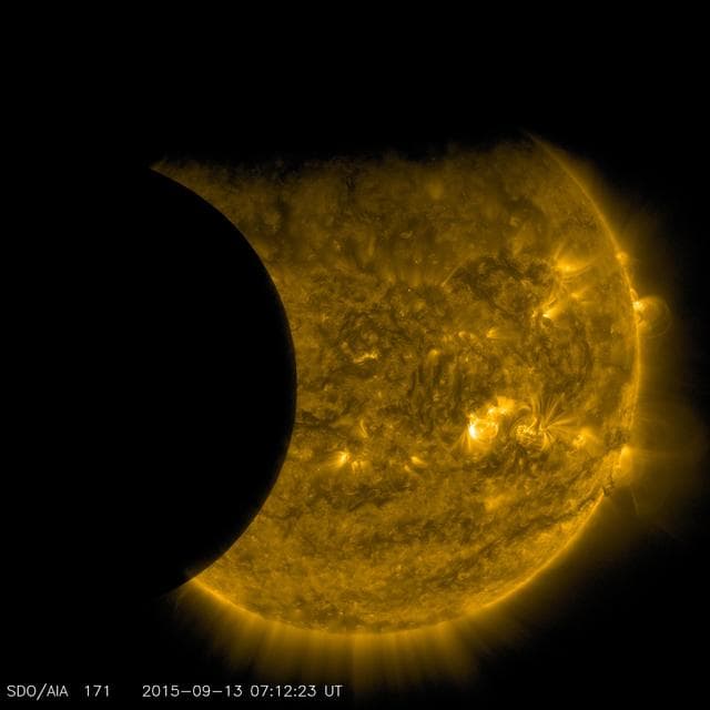 NASA image: SDO Transit, September 2015