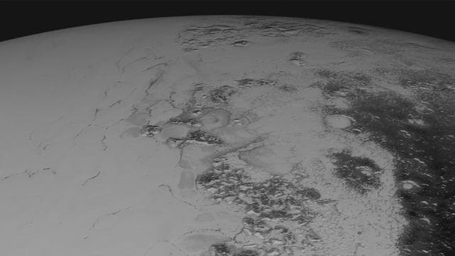NASA image: Flyover Sputnik Planum