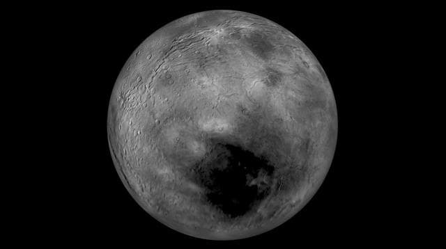 NASA image: Flying over Charon
