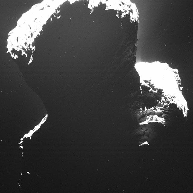 NASA image: Taking a Comet Temperature