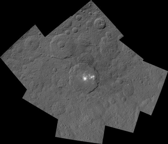 NASA image: Occator and Surrounding Terrain