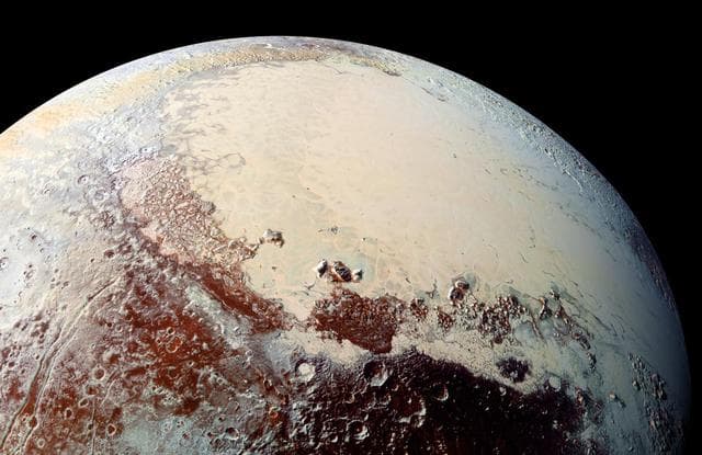 NASA image: Sputnik Planum, in Color