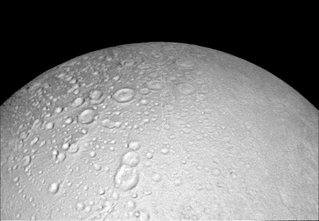 NASA image: Craters Crowd the North