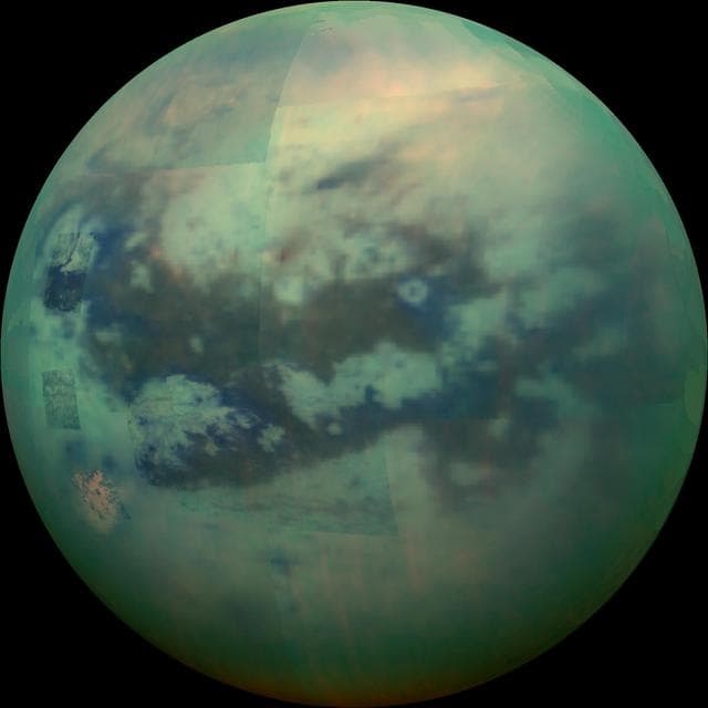 NASA image: Peering Through Titan Haze