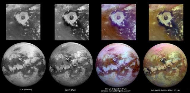 NASA image: Working Toward Seamless Infrared Maps of Titan