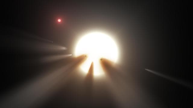 NASA image: Swarm of Comets Artist Concept
