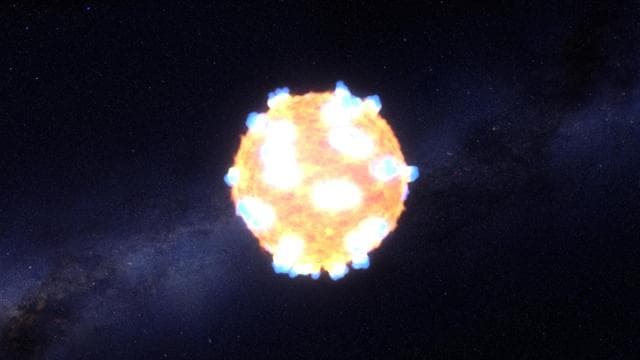 NASA image: Caught: A Supernova Shock Breakout Artist Concept