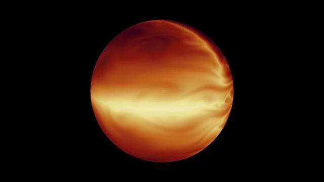 NASA image: Simulated Atmosphere of a Hot Gas Giant