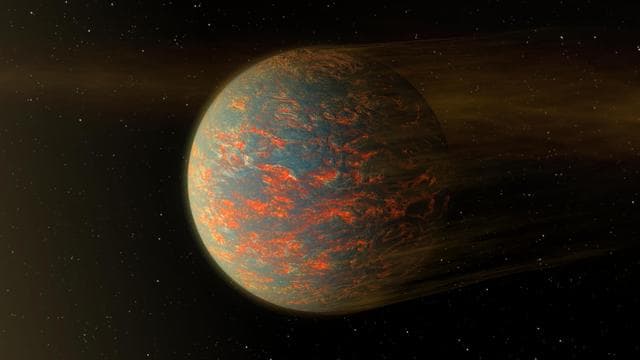 NASA image: Hot-Lava World Illustration