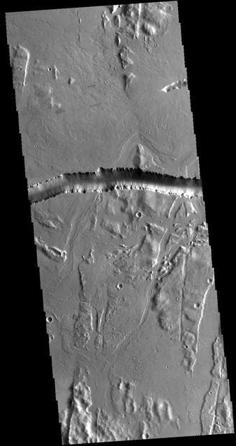NASA image: Olympica Fossae