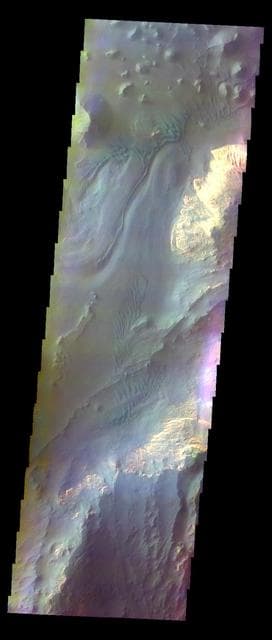 NASA image: Capri Mensa - False Color