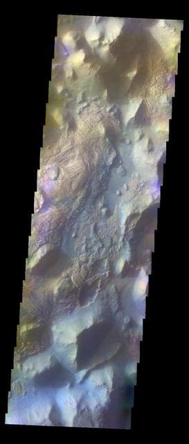 NASA image: Iani Chaos - False Color