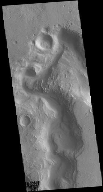 NASA image: Auqakuh Vallis