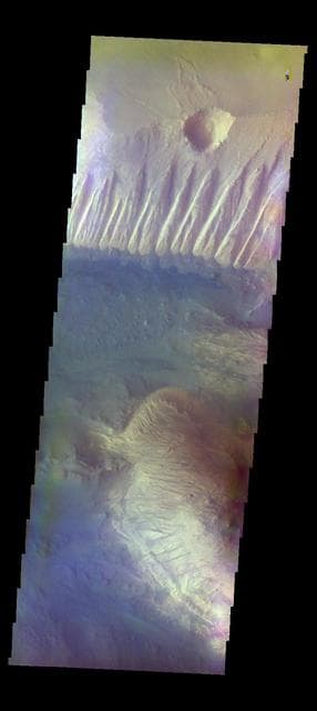 NASA image: Candor Chasma - False Color