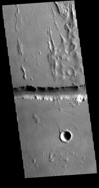 NASA image: Olympica Fossae