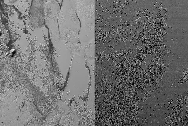 NASA image: Pluto Pits