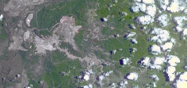 NASA image: Flooding at Iron-Ore Mine, SE Brazil