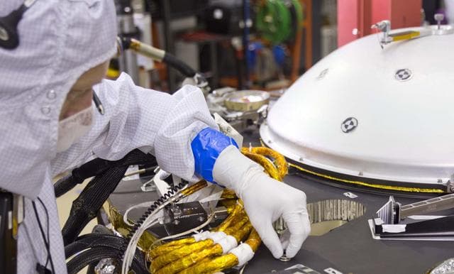 NASA image: Names Chip Placed on InSight Lander Deck