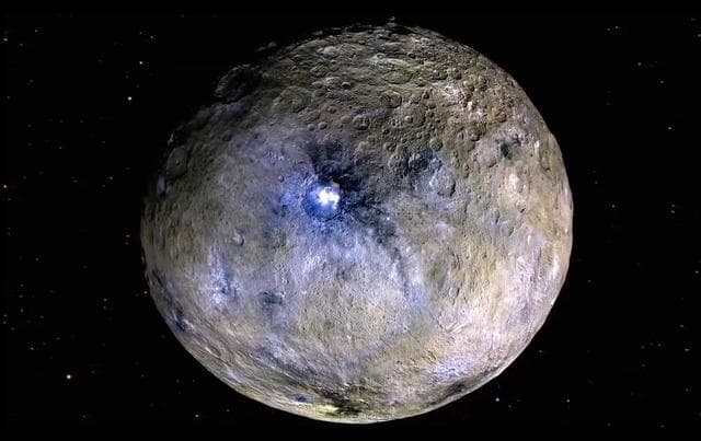 NASA image: Ceres Rotation and Occator Crater