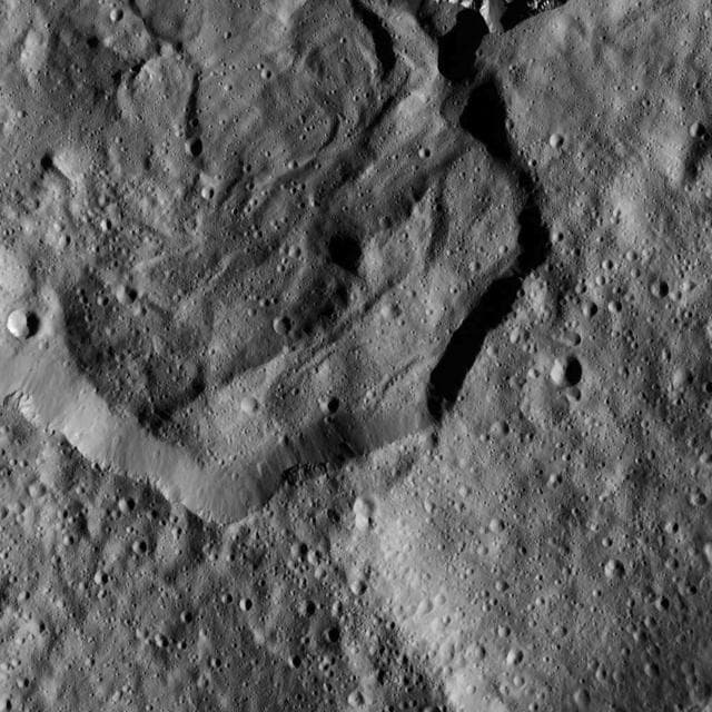 NASA image: Messor Crater from LAMO