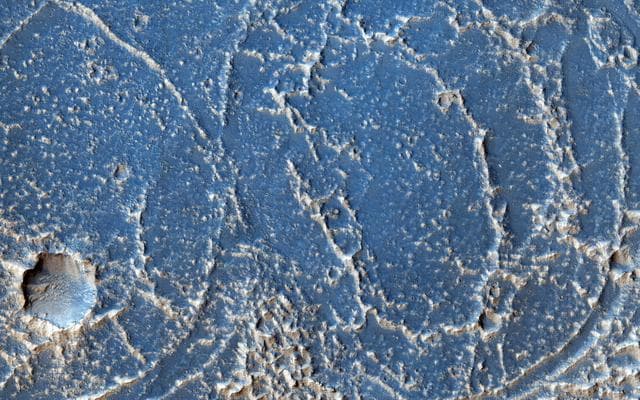 NASA image: Strange Patterns in Echus Chasma