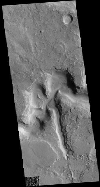 NASA image: Auqakuh Vallis