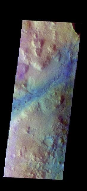NASA image: Nili Fossae - False Color