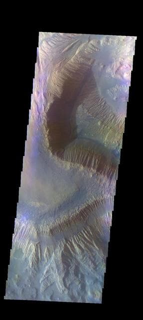 NASA image: Hebes Mensa - False Color