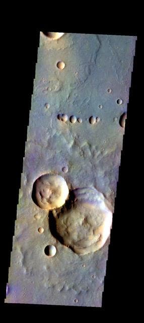 NASA image: Ophir Planum - False Color