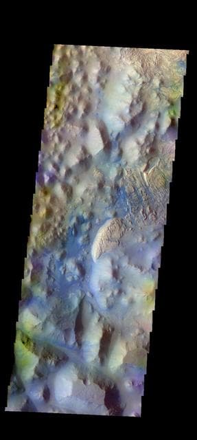 NASA image: Iani Chaos - False Color