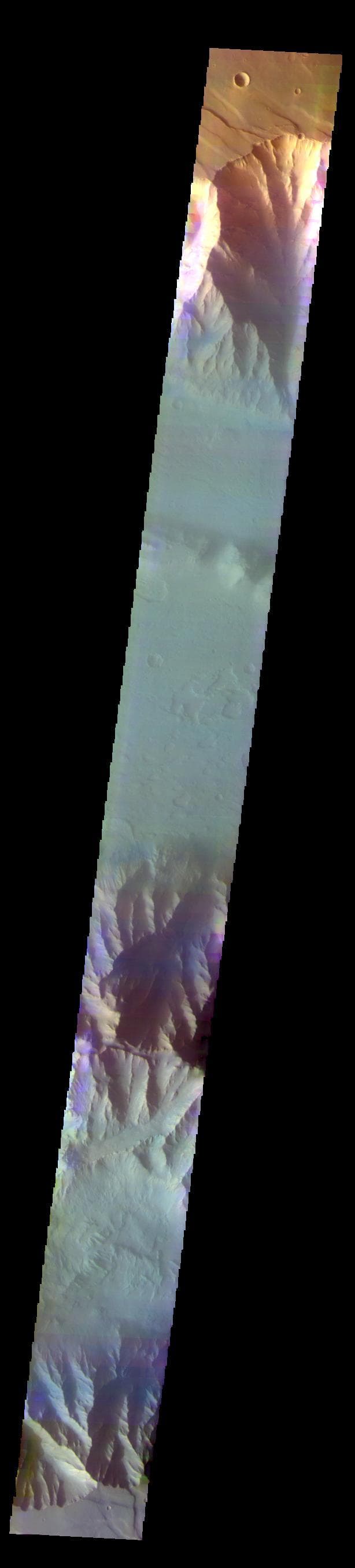 NASA image: Coprates Chasma - False Color