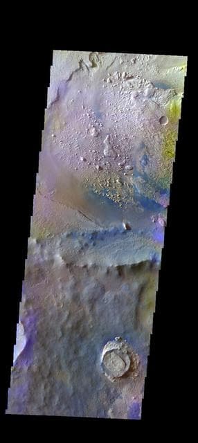 NASA image: Crater - False Color