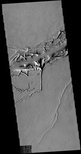 NASA image: More Olympica Fossae
