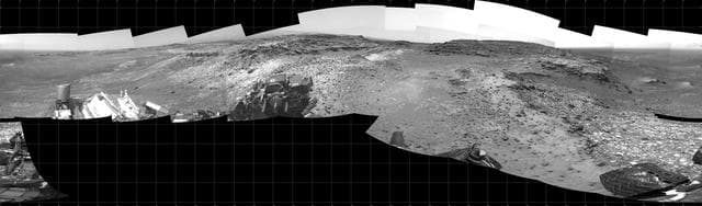 NASA image: Full-Circle View Near Marias Pass on Mars