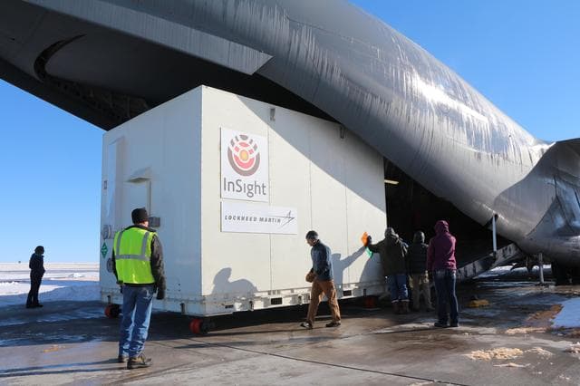 NASA image: Shipping InSight Mars Spacecraft to California for Launch